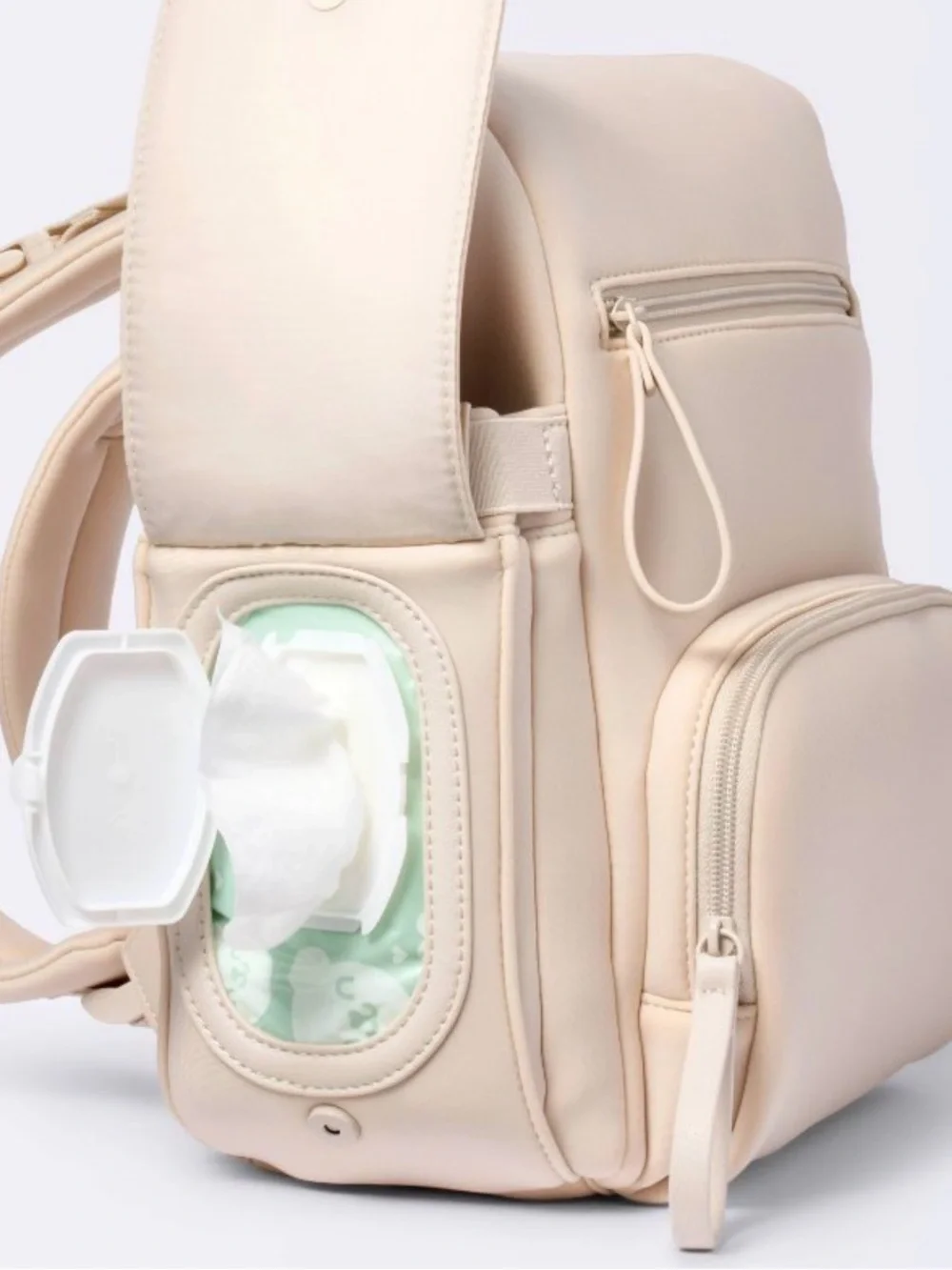 Cloud Island Mini Boxy Backpack Diaper Bag - Tan